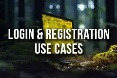 Login and Registration Use Cases CX/UX