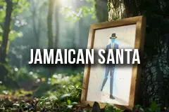 Jamaican Santa Poster