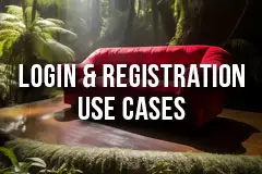 Login and Registration Use Cases CX/UX